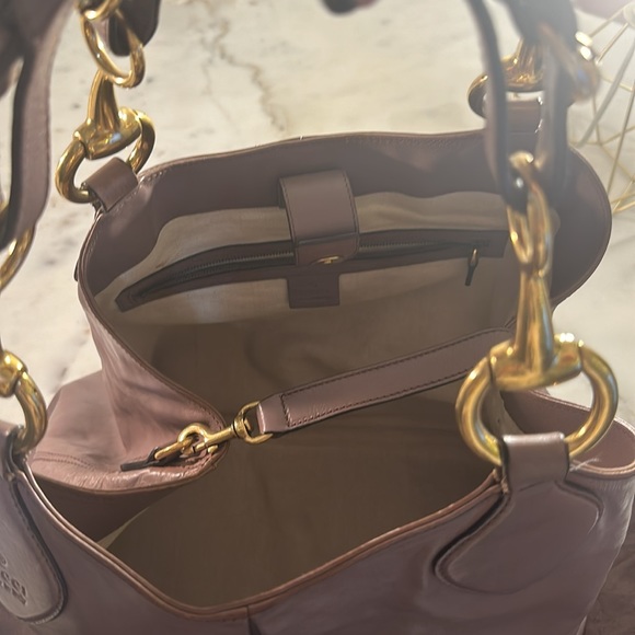 GUCCI Nude leather shopper bag - Picture 11 of 16